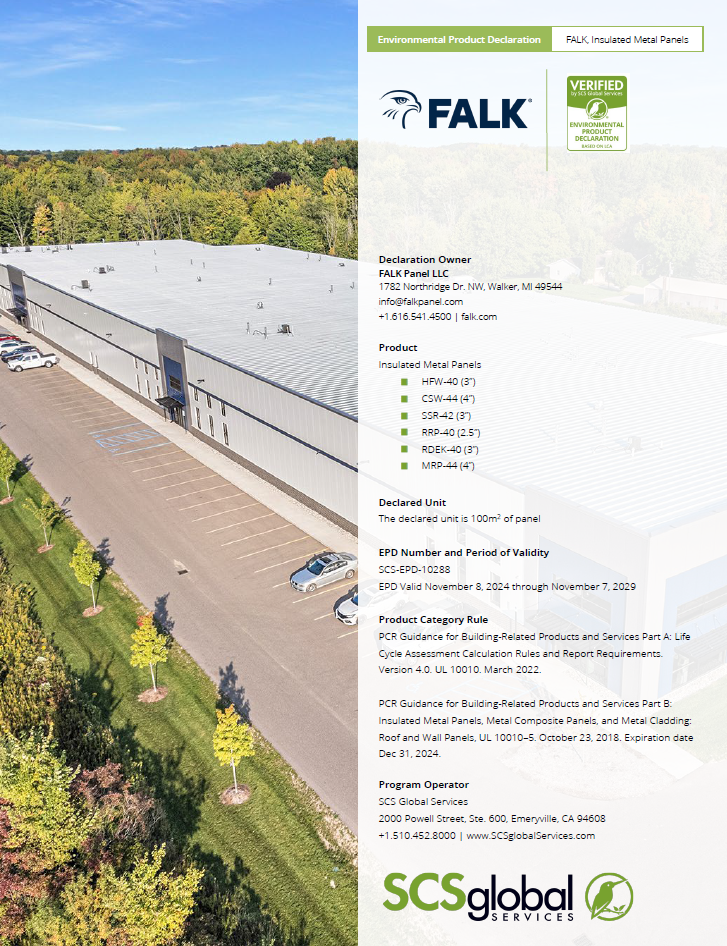 FALK Panel Environmental Product Declaration (EPD)