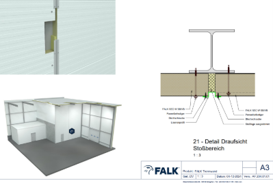 Trennwand Stoßbereich 1
