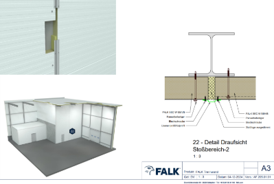 Trennwand Stoßbereich 2