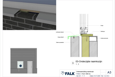 Onderaansluiting raam