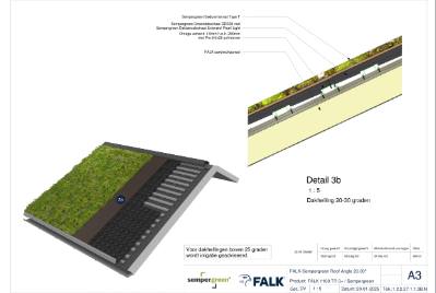 FALK Sempergreen dakhelling 20-30 graden