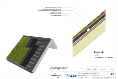 FALK Sempergreen dakhelling 30-45 graden