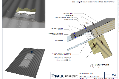 Lichtcassette bovenzijde