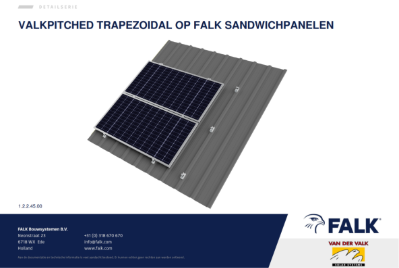 Van der Valk Solar Systems op FALK Sandwichpanelen
