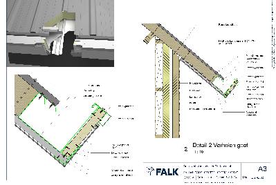 Verholen goot met overstek 2