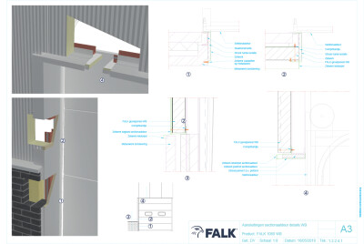 Sectionaaldeur detailserie