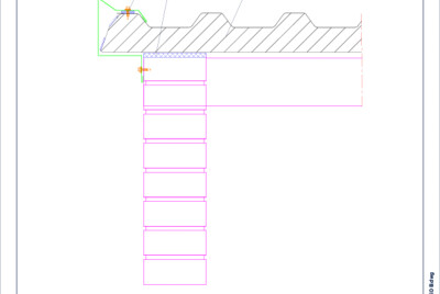 Windveer op metselwerk
