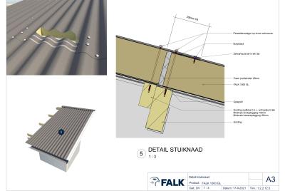 Aansluiting stuiknaad