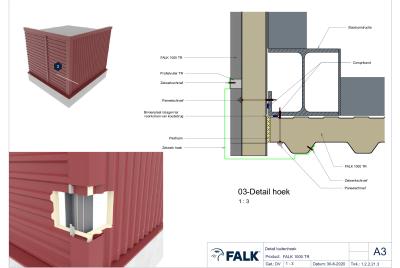 Aansluiting buitenhoek