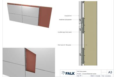 Composiet beddenhaak systeem