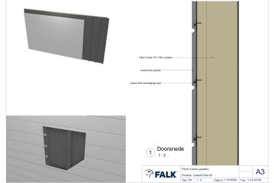 Cedral Click (o.b.v. FALK 1100 TR3+ Carrier Gevel)
