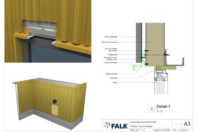 Aansluiting bovenzijde kozijn