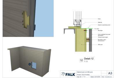 HSB wand kozijn aansluiting zijkant