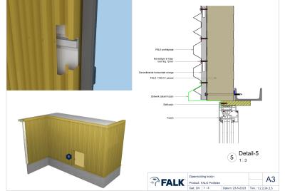 Aansluiting kozijn zijkant
