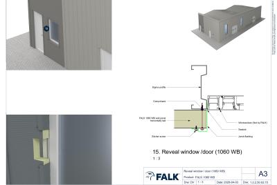 Reveal window door (1060 WB)