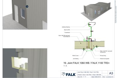 Joint FALK 1060 WB - FALK 1100 TR3+