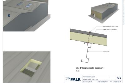 Intermediate support