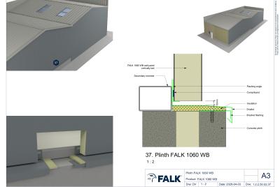 Plinth FALK 1060 WB