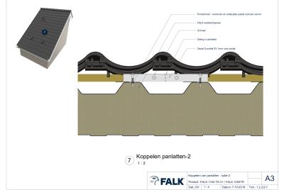 Koppelen panlatten optie 2