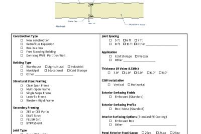 Quick Spec Checklist | FALK CSW 44