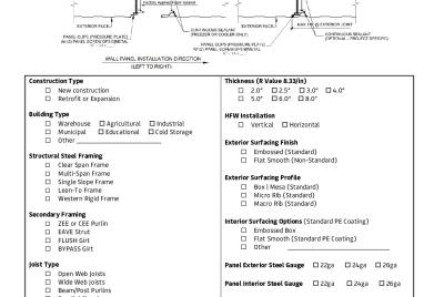 Quick Spec Checklist | FALK HFW 40