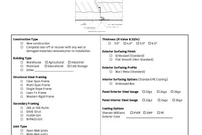Quick Spec Checklist | FALK SSR 42