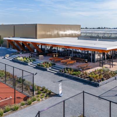 Padelbaan in Zevenhuizen