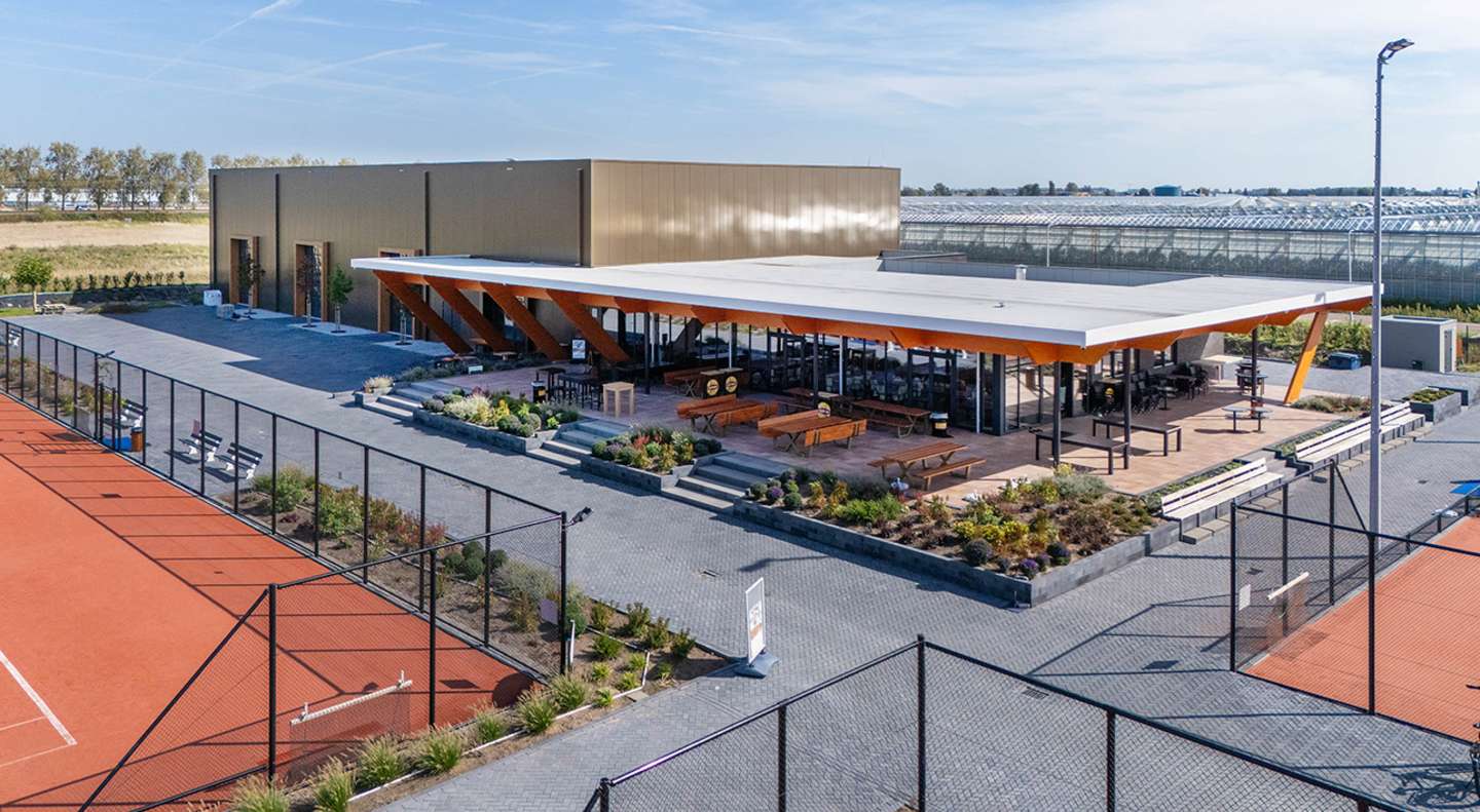 Padelbaan in Zevenhuizen